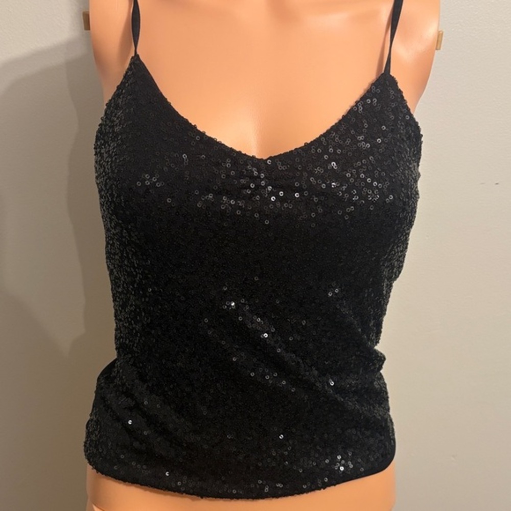 The Limited Black Sequin Camisole
